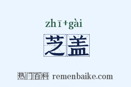 芝盖是什么意思的图片